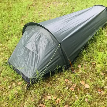1 készlet Univerzális strapabíró vázas hátizsákos sátor Ultrakönnyű kempingsátor Nagy kapacitású kemping hálózsák utazáshoz