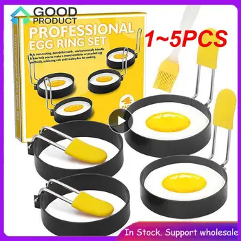  1 ~ 5DBS rozsdamentes acél sült tojás palacsinta formázó omlett forma tapadásmentes omlett palacsinta készítő Főzőeszközök Konyhai kiegészítők