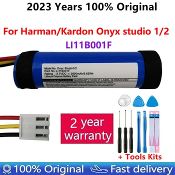 100% eredeti kiváló minőségű LI11B001F 2600mAh csereakkumulátor a Harman Kardon számára Onyx stúdió 1 2 Bluetooth hangszóró akkumulátor