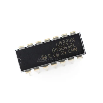 10db/lot ÚJ Eredeti IC chip LM324 LM324N DIP-14 Új Quad műveleti erősítő