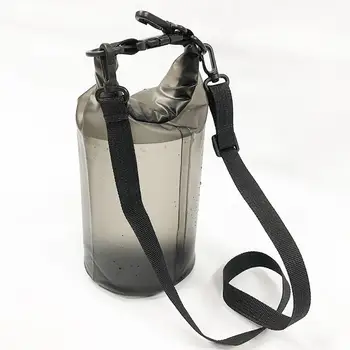 10L vízálló száraz táska tekercs teteje Könnyű száraz tároló táska állítható levehető vállpánttal utazási úszáshoz
