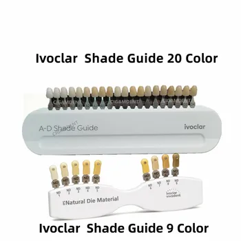 1Set Dental Teeth fehérítő árnyalat útmutató Ivoclar Vivadent 9/16/20 színes porcelán anyag VITA VITAPAN A1-D4 fogfehérítési táblázat