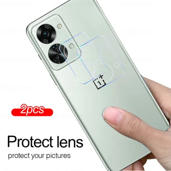 2PCS 3D kamera lencse edzett üveg OnePlus Nord 2T One Plus Nord 2 T T2 Nord2T 5G hátsó lencsevédő Védőfólia