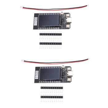 2X Ttgo T-Display ESP32 Wifi és Bluetooth modul fejlesztőkártya Arduino 1,14 hüvelykes LCD-hez