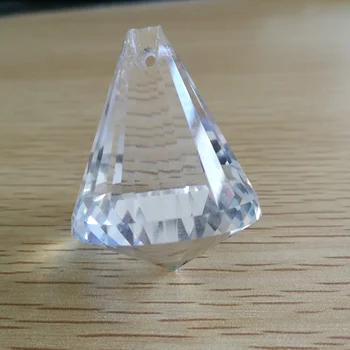 40mm átlátszó kristálygömb üveg függő medál csillár alkatrészek Napfogó DIY szélharang otthoni esküvői dekorációhoz
