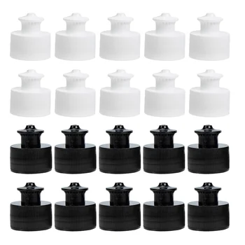 40Pcs professzionális palackfedelek cserélhető vizes palack kupakok Kényelmes sportpalack fedelek