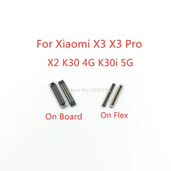 5-10Pcs USB töltő töltő port FPC csatlakozó 40PIN Xiaomi Mi Pocophone Poco X3 NFC X3 Pro X2 K30 4G 5G K30i csatlakozó a fedélzeten