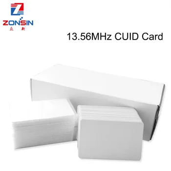 50db 13,56 MHz GEN2 CUID UID cserélhető S50 1K NFC kártya NFC címke 0. szektor 0. blokk újraírható NFC-hez Andriod MCT másolás klón