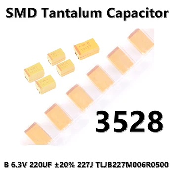  (5db) 3528 (B típus) 6.3V 220UF ±20% 227J TLJB227M006R0500 SMD tantál kondenzátor