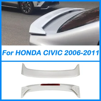 Autó stílus Honda Civic 2006 2007 2008 2009 2010 2011 ABS műanyag Hátsó csomagtartó Szárny Hátsó tető Ajak Farok Spoiler