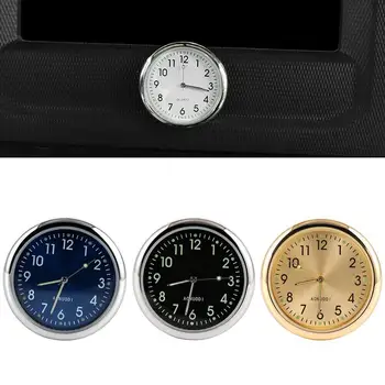 Autós óra autó dekoráció Mini digitális óra világító óra díszek autó autó kvarc ajándékok díszórák kiegészítők anális J1Z4