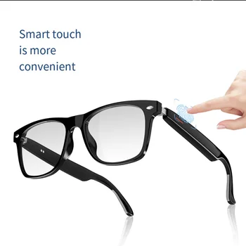Bluetooth intelligens szemüveg automatikus beállítással Vezeték nélküli Bluetooth fejhallgató Kékfény-gátló napszemüveg férfiaknak vízálló