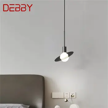 DEBBY Kortárs réz függőlámpa LED Classic Fekete függő fény Elegáns kreatív dekoráció otthoni nappalihoz hálószoba