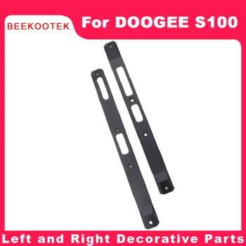 Eredeti DOOGEE S100 hátsó burkolat oldalsáv középső keret bal és jobb Dekoratív alkatrészek javítási tartozékai DOOGEE S100 telefonhoz