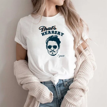 Ez hallomásból származó ing vicces Johnny Depp mondások póló Johnny Depp grafikus póló nők vintage esztétikus ing Harajuku nyári felső