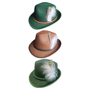 Fedora kalapok férfiaknak Divat dekoratív Trilby kalap Cosplay Jazz sapka Panama kalap színpadi előadáshoz Koktélparti Öltözz fel