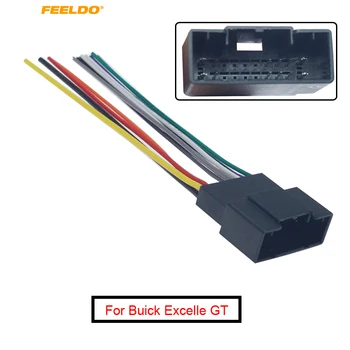 FEELDO 1PC autós sztereó audio kábelezés kábelköteg adapter átviteli vezeték Buick Excelle GT 2018 CD / DVD rádióvezetékhez #FD6131