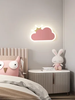 Felhőfal lámpa Nordic Instagram stílus Kreatív minimalista Modern minimalista fiúk és lányok Gyerekszoba hálószoba Hálószoba korona