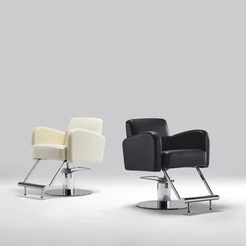Fodrászat Smink Borbély székek Felszerelés Fekvő esztétikai stylist Kényelmes fodrászszékek Fém Sillas Spa bútorok