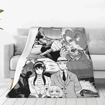 Forger Anya Yor Loid takaró Kém x Családi anime gyapjú újdonság Meleg dobás takarók otthoni télre