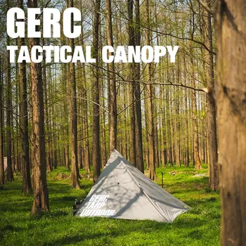 GERC kültéri kemping több vendég számára, több napellenző felakasztása, vízálló és napálló hordozható sátrak, könnyű menedékek.