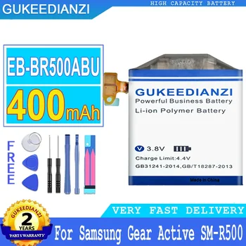 GUKEEDIANZI EB-BR500ABU akkumulátor Samsung Galaxy Watch Active SM-R500, nagy teljesítményű akkumulátor, 400mAh