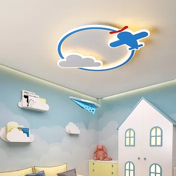 Gyereklámpa hálószoba mennyezeti lámpa férfi lány szoba Led lámpák szerencse rajzfilm Lámpák a nappali világításához