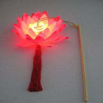 Hordozható Csodálatos zenevirág Lótusz virág Fény Lámpa Party Izzó lámpák