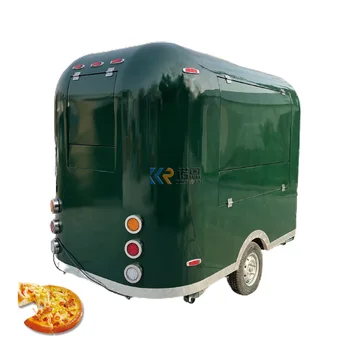 Hot Sale mobil élelmiszer-karaván koncesszió rozsdamentes acél élelmiszer-pótkocsi Airstream mobil konyha gyorsétterem teherautó
