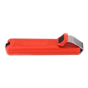  Huzal Mini késcsupaszító vágó fogó krimpelő szerszám gumikábelhez Pontos a kabát eltávolításához (8-28mm)
