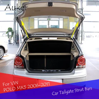Hátsó hátsó ajtóemelő tartó rugós lengéscsillapító rudak VW POLO MK5 2006-2011 tartozékokhoz