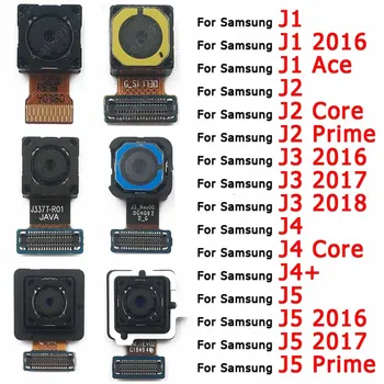  Hátsó kamera Samsung Galaxy J3 2017 J4 + Plus J5 Prime 2018 J1 2016 J2 Core hátsó kamera modul hátsó alkatrészeihez