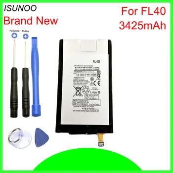 ISUNOO 3425mAh FL40 akkumulátor Motorola Moto X 3A Dual XT1543 XT1544 okostelefon akkumulátor javító eszközökkel