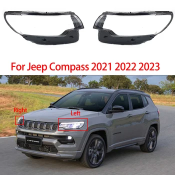Jeep Compass 2021 2022 2023 autós fényszóró üveg plexi fényszóró héj lámpabúra lámpabúra autós kiegészítők