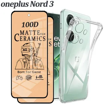  kerámia film + ütésálló tok OnePlus Nord 3 átlátszó tok One Plus Nord 3 készülékhez A legjobb telefontok OnePlus Nord3 képernyővédő fólia Nord 3 szilikon tok OnePlus-Nord-3 készülékhez