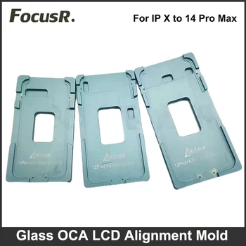 LCD képernyő igazítás Forma pozíció forma iPhone X XS 11 12 Mini 13 Pro Max 14 Plus üvegfelújító lamináló javító szerszámhoz