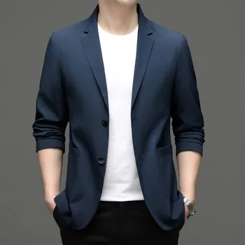 Lin3019-Dress Gentleman Haute sense suit host