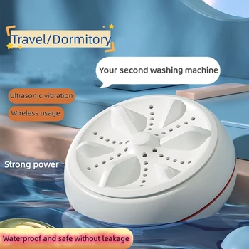 Mini mosógép USB forgó turbina Hordozható mosógép zoknihoz Fehérnemű Mosogatás Utazáshoz Üzleti út
