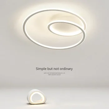Modern LED egyszerű mennyezeti lámpa folyosó csillár nappalihoz étkező tanulmány hálószoba lakberendezés beltéri lámpatest csillogása