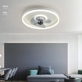 Modern mennyezeti ventilátor LED lámpák távirányítóval Egyszerű mennyezeti lámpa hálószoba étkező mennyezeti lámpa nappali csillogás