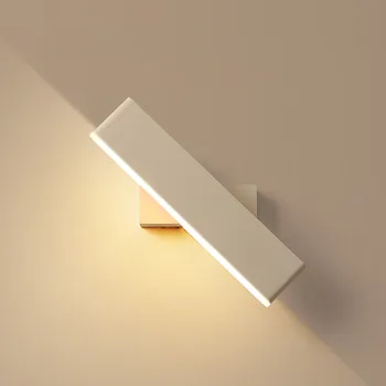 Modern minimalista LED fali lámpa Állítható fali lámpa alumínium AC86-265 Beltéri hálószoba Nappali Lépcső Fali világítás