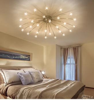 Modern rövid nappali lámpák LED virágos mennyezeti lámpa lamparas de techo Hálószoba kreatív akril mennyezeti világítás
