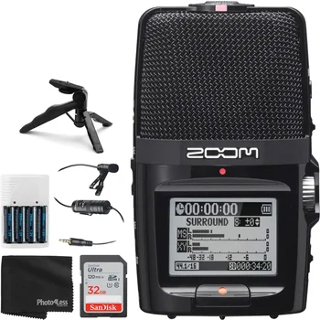 Nyári kedvezmény 50% Zoom H2n 2 bemenetes / 4 sávos hordozható Handy Recorder