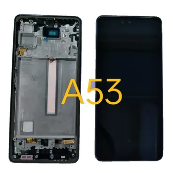 OLED LCD Samsung Galaxy A53 5G LCD kijelző LCD kijelző érintőképernyős digitalizáló szerelvényhez Samsung A536 A536B kijelző LCD