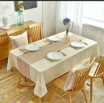 Skandynawska obrus zmywalna wodoodporna i olejoodporna prostokątna obrys stołu restauracja kawiarnia obrus