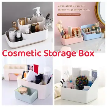 Sminkrendező doboz Kozmetikai tároló doboz Fiók Fésülködőasztal konténer Sundries tok Smink doboz Asztali tároló doboz