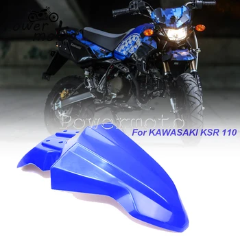 Supermoto Blue Red első sárvédő hosszabbító Enduro MX sárvédő hosszabbító motorkerékpár sárvédő Kawasaki KSR 110 KSR110 készülékhez