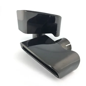 Szögletes szájú titán fekete faroktorok fúvóka BMW kipufogócső módosítása Alkalmas BMW 5-ös F10-es F18-as sorozathoz