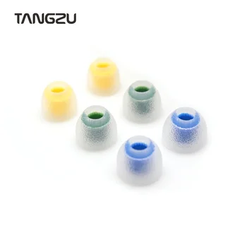 Tangzu Tang Sancai zajszigetelő szilikon fülbetétek A puha fülbetétek fedele javítja a WAN ER SG / Princess Changle / MK4 IEM tisztaságát