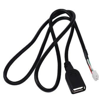 Tool USB 1db 4Pin ABS Fekete csatlakozó Hosszabbító kábel adapter Praktikus csere Hasznos, tartós, kiváló minőségű